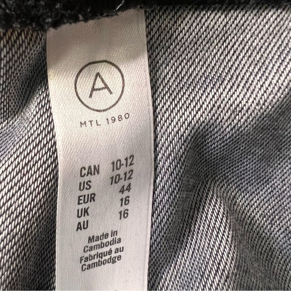 Addition Elle Solid Denim Leggings with Elastic Waistband Size 10-12 - Picture 10 of 12